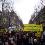 Manifestation contre le nuclaire  Paris le 17 janvier 2003 photo n55 